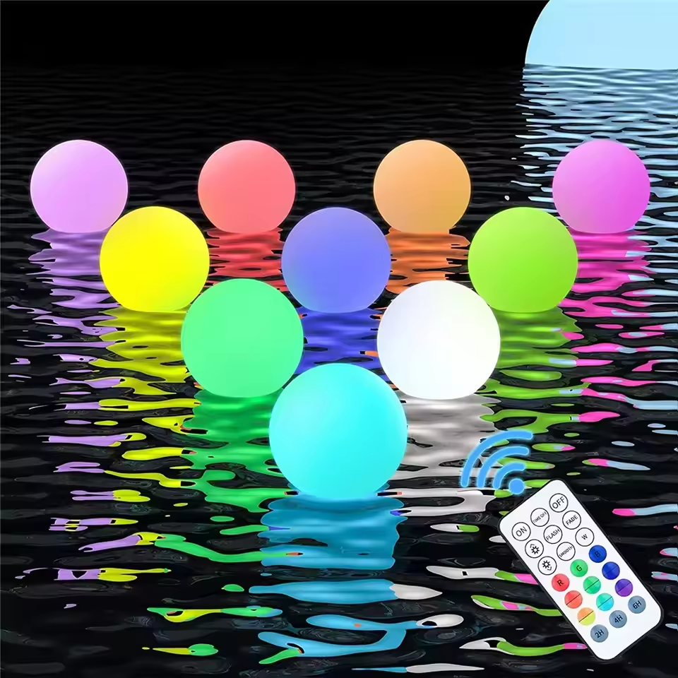 Led Balloon Light - 1-4PCS Floating Pool Lights with 16