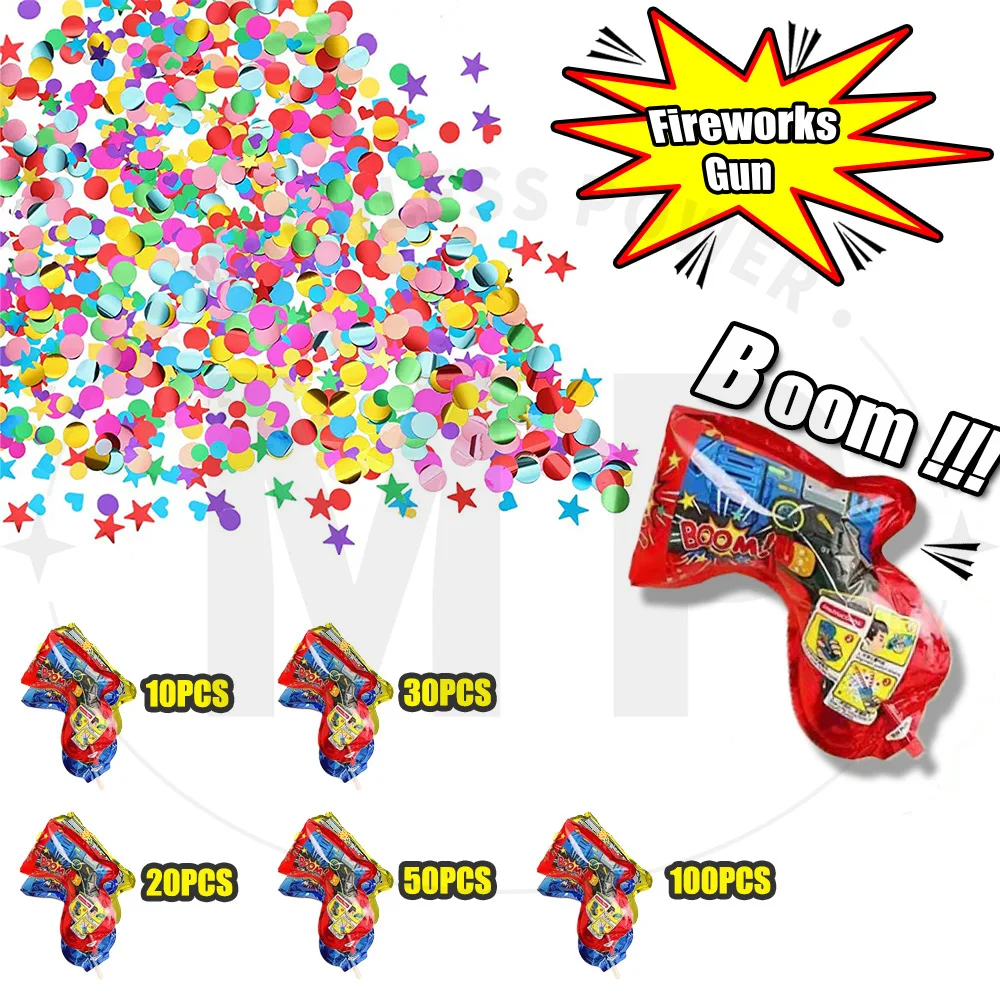 10~100pcs Color Random Streame – обзор и цена Confetti Cannon Tube