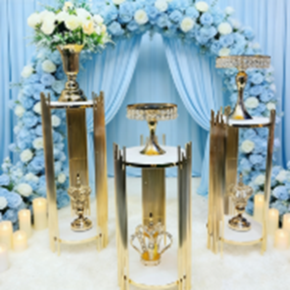 decoration gold metal walkway  – обзор и цена Dessert Table Backdrop