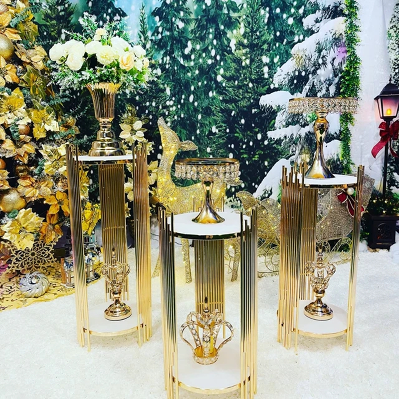 decoration gold metal walkway  – обзор и цена Dessert Table Backdrop