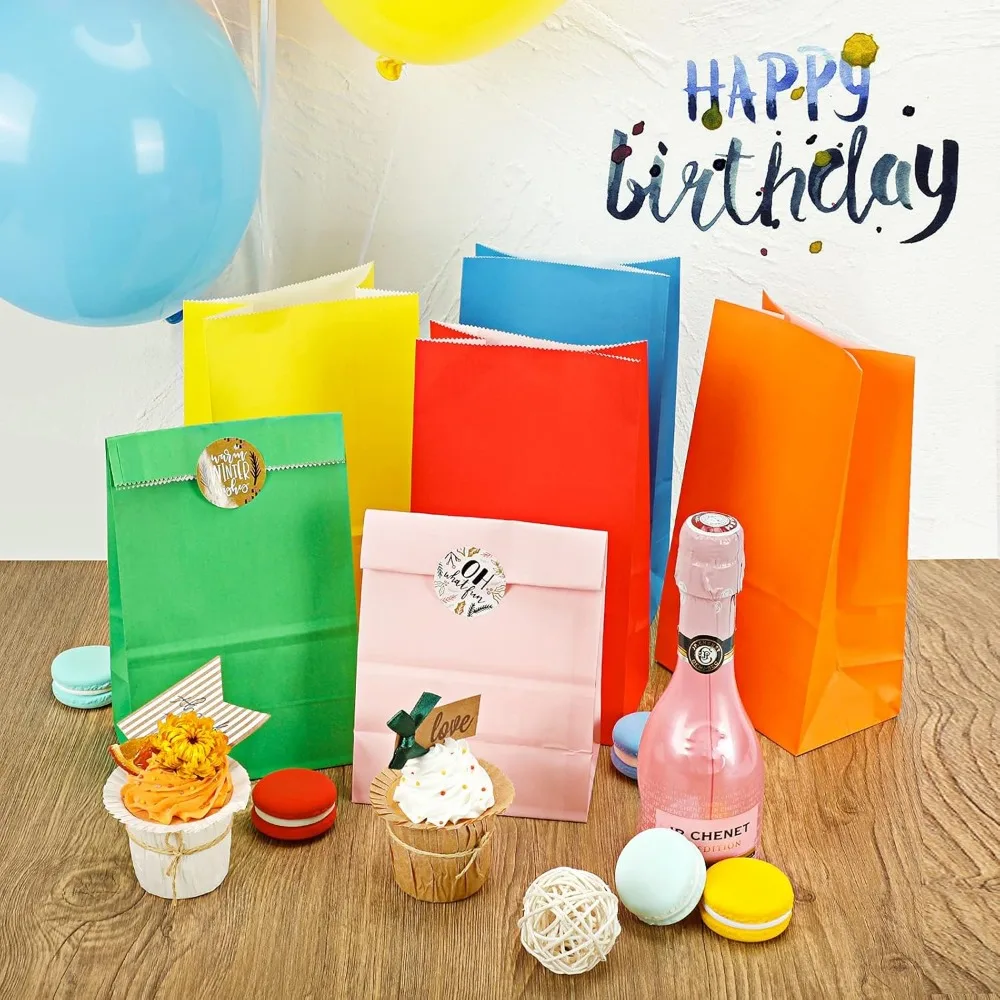 10/20/50pcs colorful Kraft Pap – обзор и цена Event Party Shop