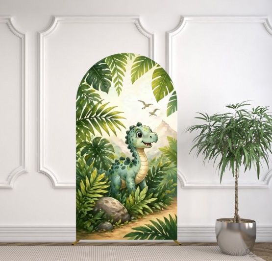 Yeele Dinosaur Themed Arch Cov – обзор и цена Dessert Table Backdrop