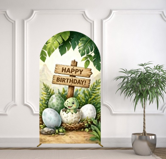 Yeele Dinosaur Themed Arch Cov – обзор и цена Dessert Table Backdrop