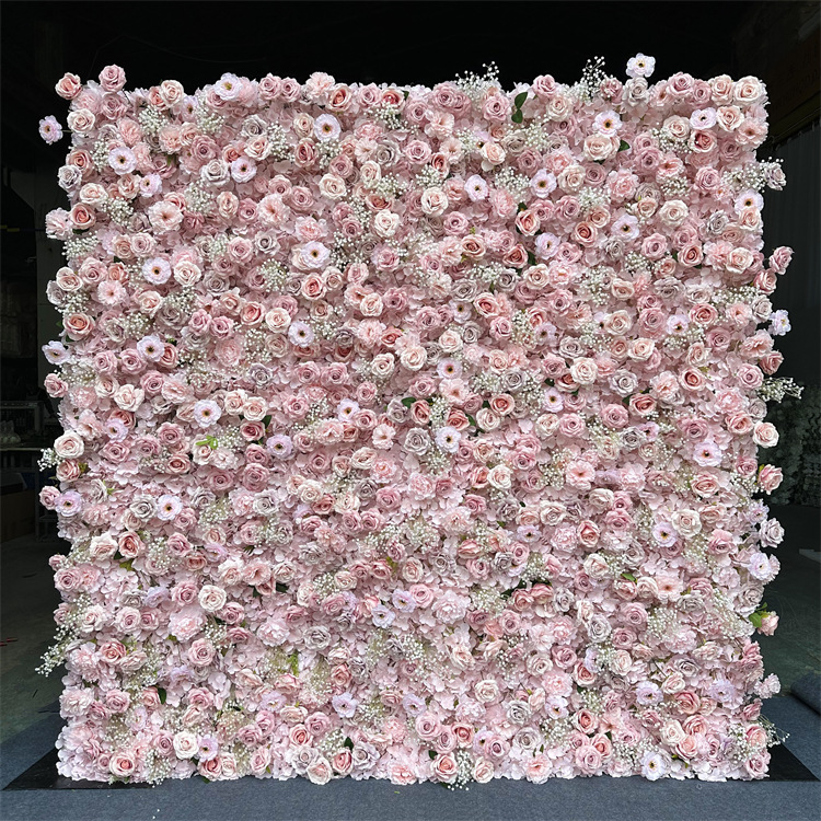High Quality 8x8 Roll up Silk  – обзор и цена Flower Wall Panel