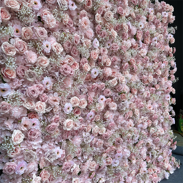 High Quality 8x8 Roll up Silk  – обзор и цена Flower Wall Panel