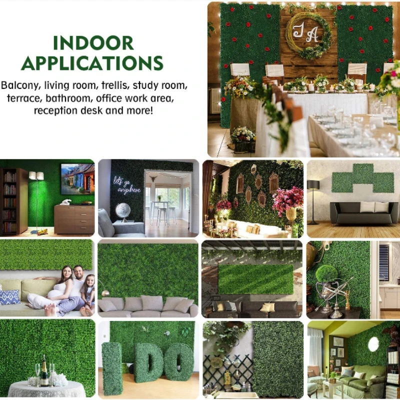 Artificial Plants Grass Wall B – обзор и цена Flower Wall Panel