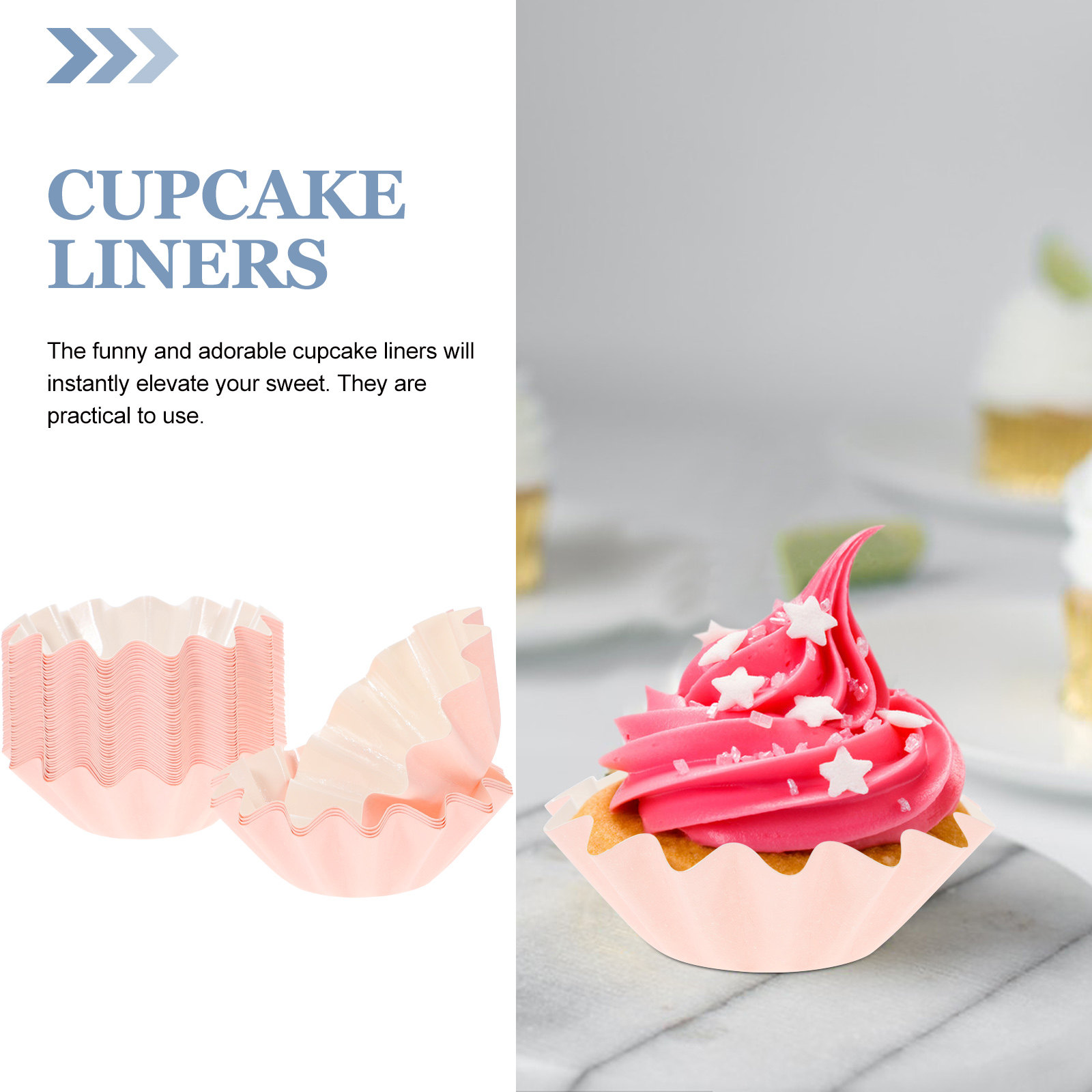 50Pcs Cupcake Liners Paper Bak – обзор и цена Plastic Cup 50Pcs