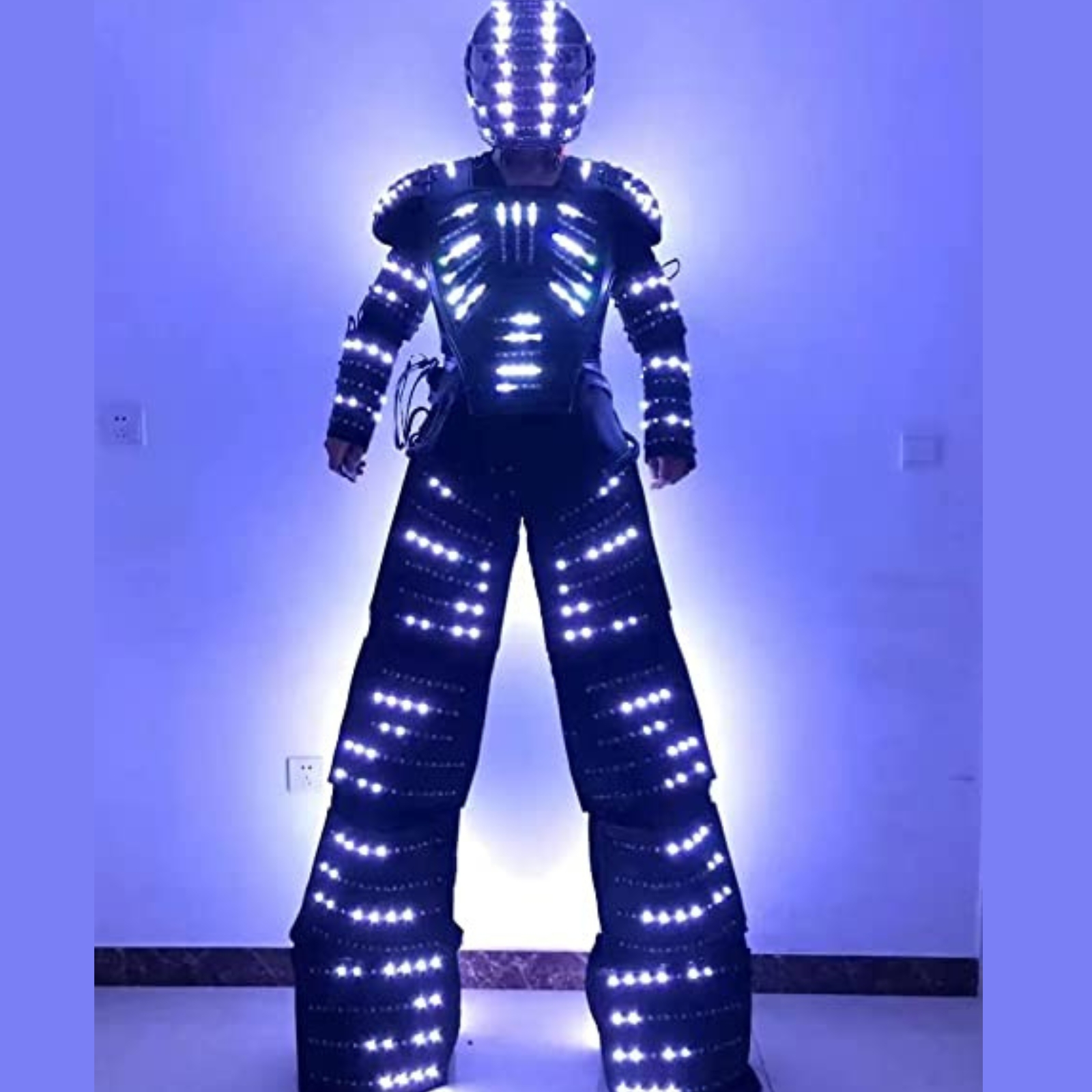 Adult LED Robot Costume Lumino – обзор и цена Event Party Dj