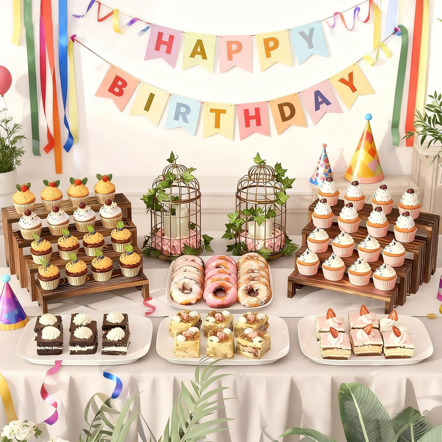 2 Tier Wooden Cupcake Stand Se – обзор и цена Cupcake Stand Tier