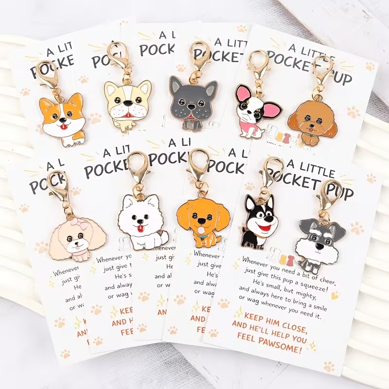 10 Cute Cartoon Puppy Keychain – обзор и цена Event Party