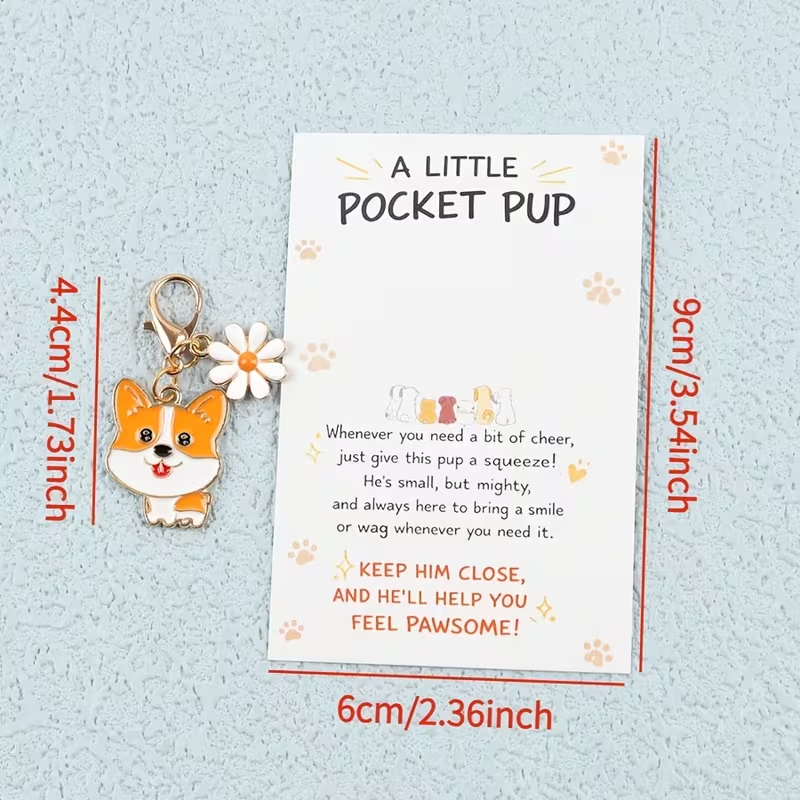 10 Cute Cartoon Puppy Keychain – обзор и цена Event Party