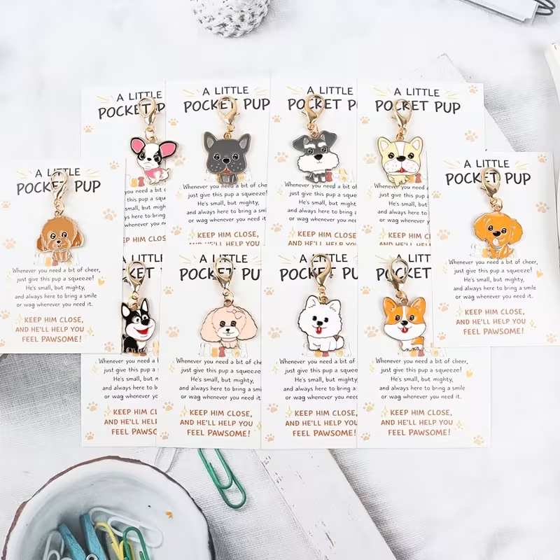 10 Cute Cartoon Puppy Keychain – обзор и цена Event Party