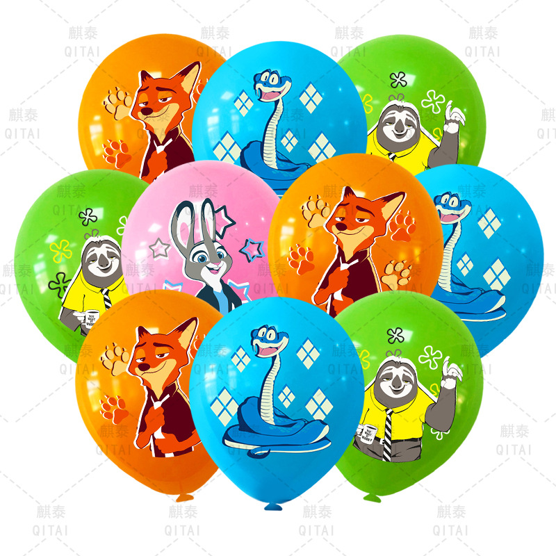 New Zootopia Balloons Wild Ani – обзор и цена Supply Event