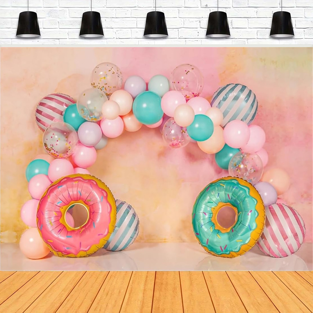 Donut Photography Backdrop Pin – обзор и цена Dessert Table Backdrop