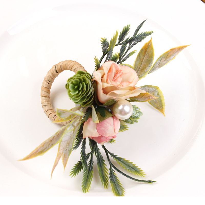 Napkin Rings Holder Rose & Pin – обзор и цена Party Event Supplier