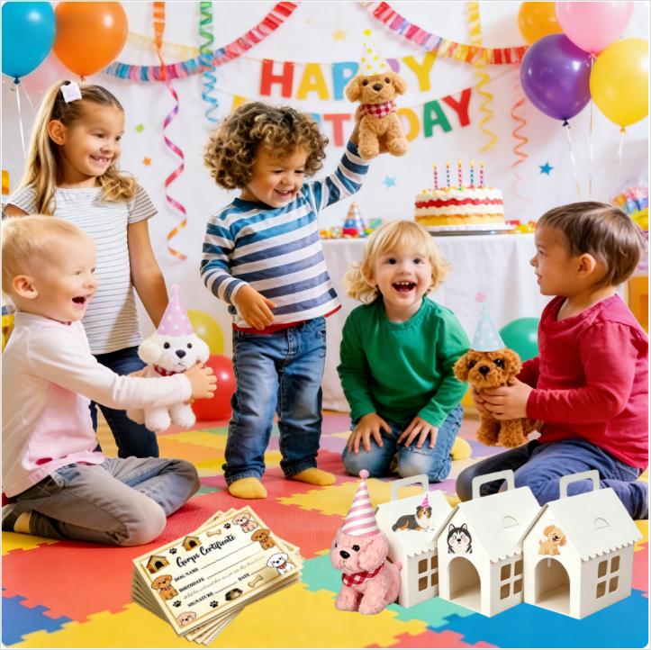 8-24Set Teddy Dogs DIY Adopt A – обзор и цена Event Party