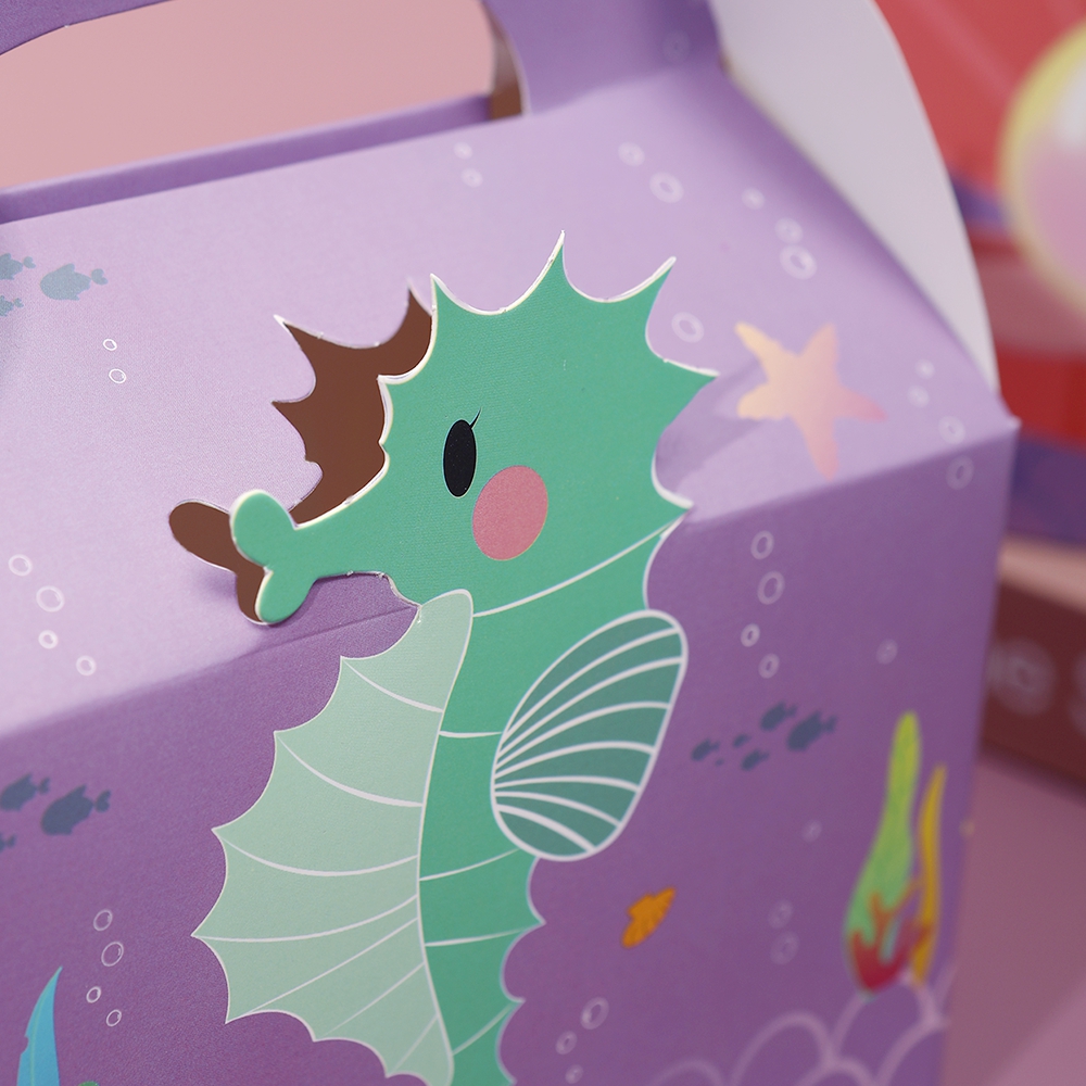 6pcs Mermaid Gift Paper Bags O – обзор и цена Event Party Box