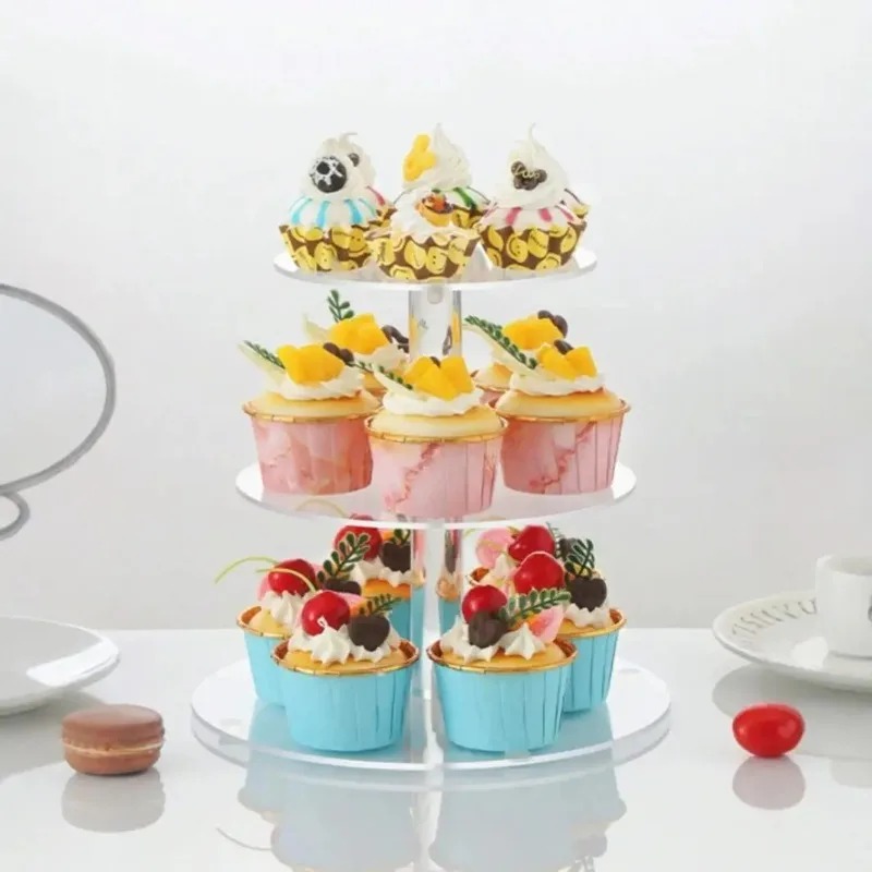 Clear Acrylic 3-5 Tier Cupcake – обзор и цена Cupcake Stand Tier