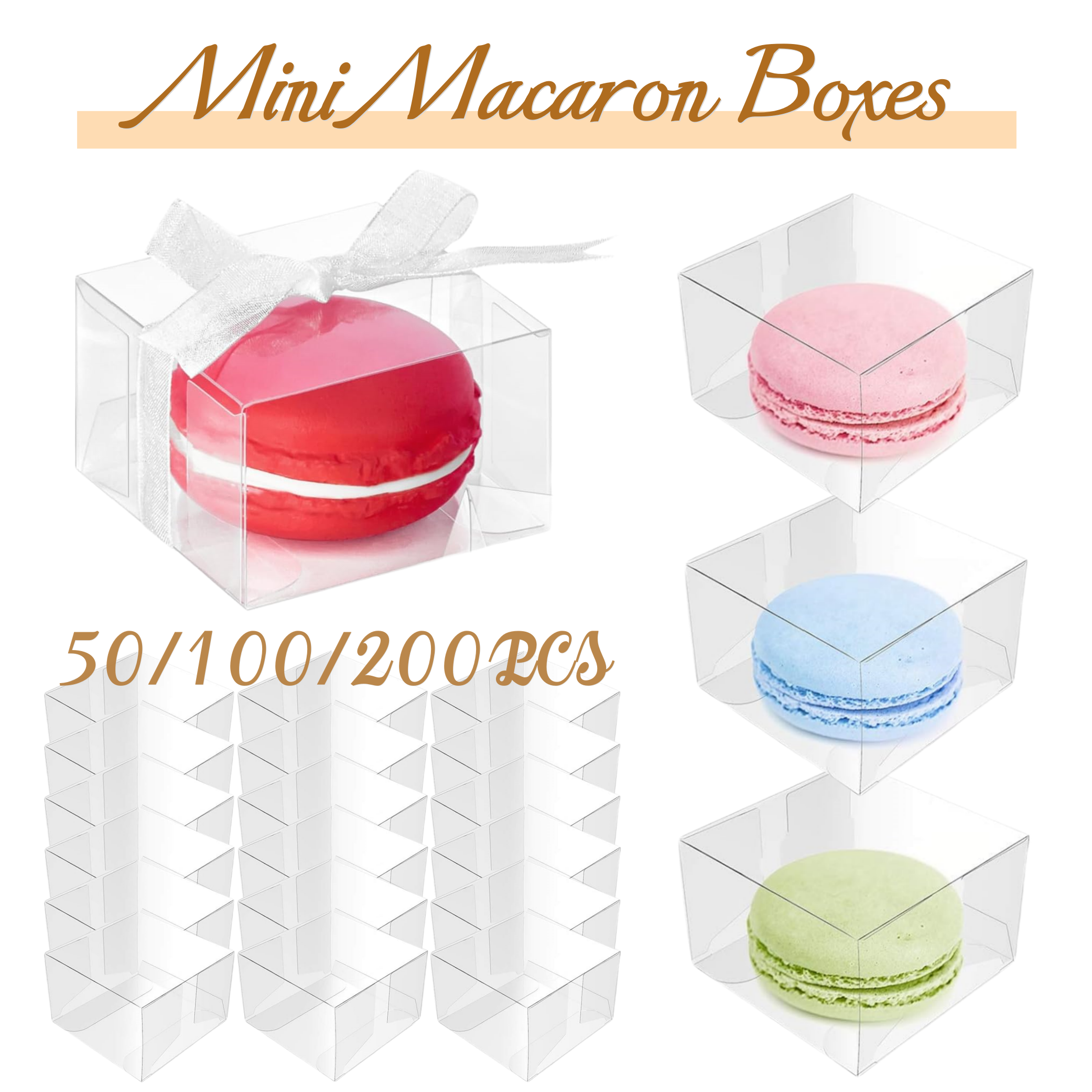 50-200Pcs Mini Macaron Boxes C – обзор и цена Event Party Box