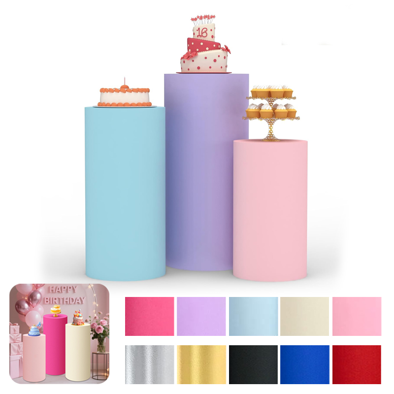 White Wedding Party Cylinder S – обзор и цена Dessert Table Backdrop