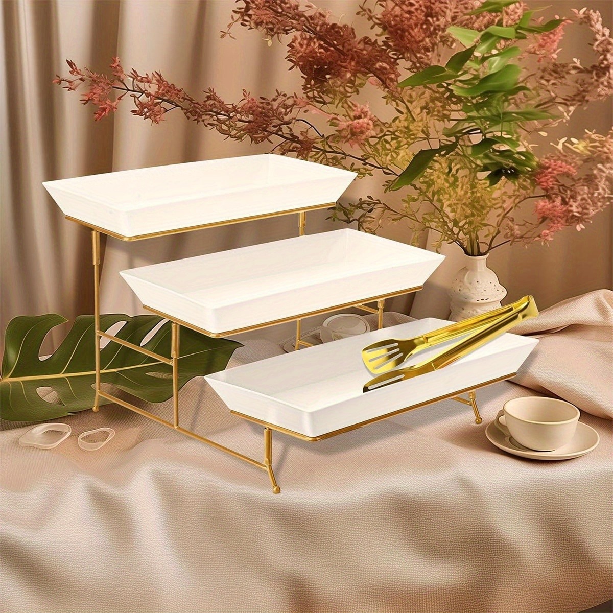 White Tiered Serving Stand + T – обзор и цена Cupcake Stand Tier
