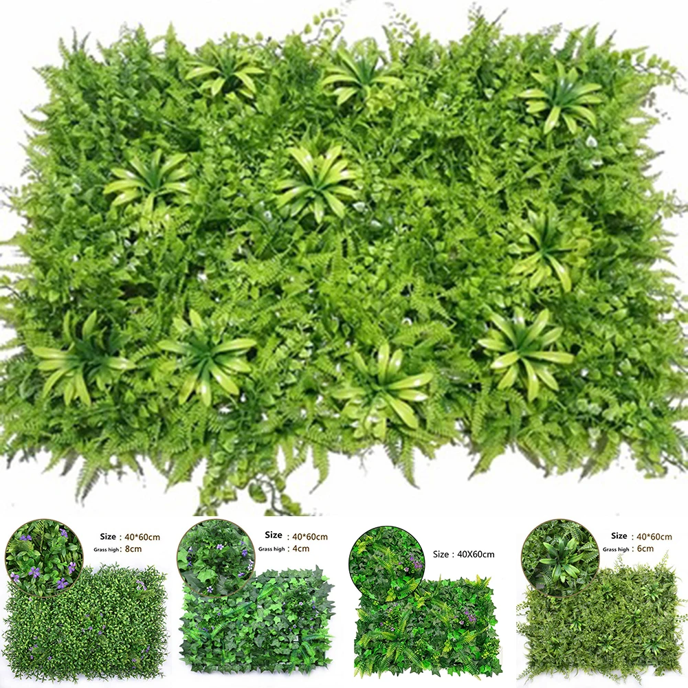 40*60cm Artificial Lawn Plant  – обзор и цена Flower Wall Panel
