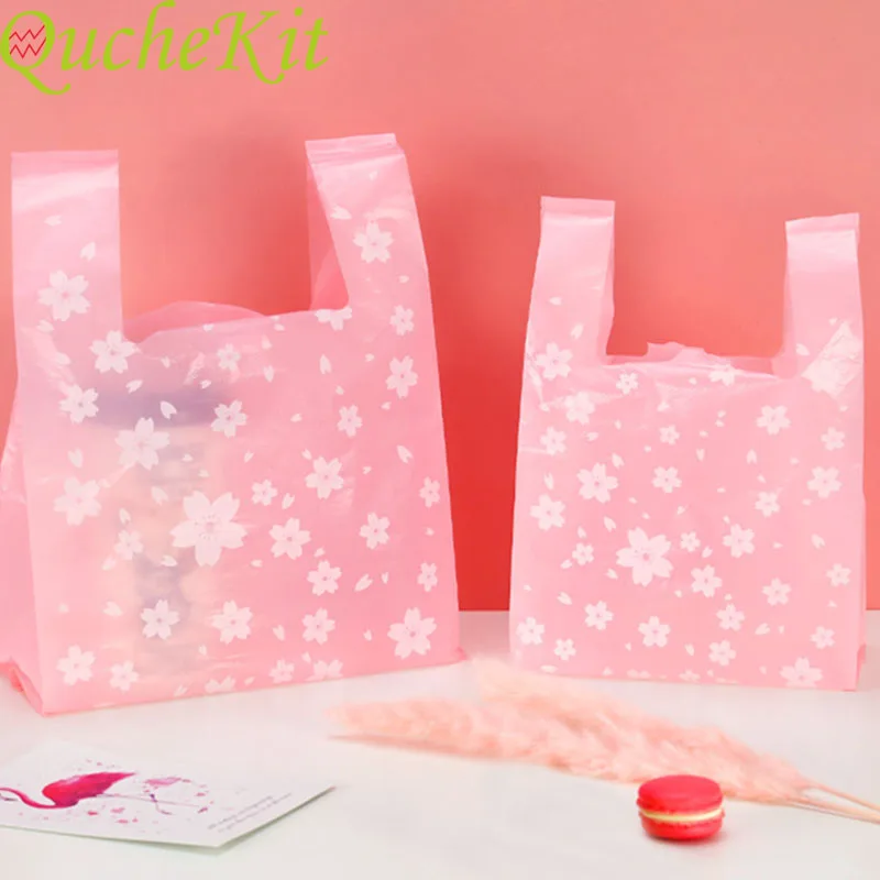 50pcs Pink Cherry Plastic Gift – обзор и цена Event Party Shop