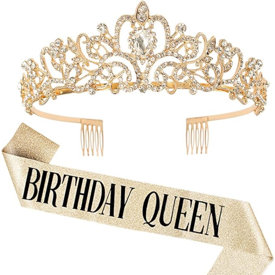 Birthday Queen Sash & Rhinesto – обзор и цена Birthday Sash Glitter