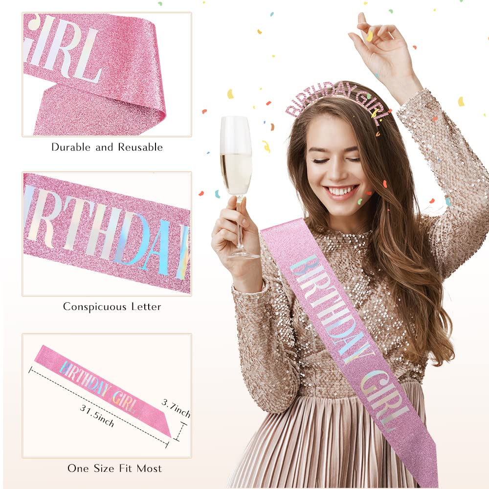 Glitter Birthday Sash Tiara Rh – обзор и цена Birthday Sash Glitter