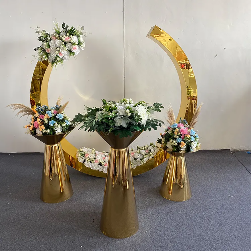 Hot Sale Gold Trim Flower Acry – обзор и цена Party Event Supplier