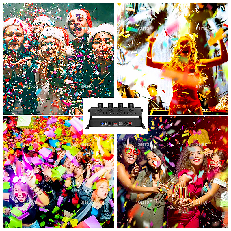 SHTX 4-Tube Confetti Launcher, – обзор и цена Confetti Cannon Tube