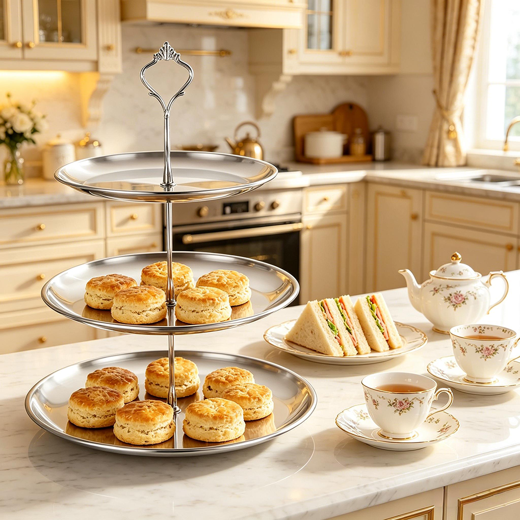 Luxury 3-Tier Gold Cake Stand  – обзор и цена Cupcake Stand Tier