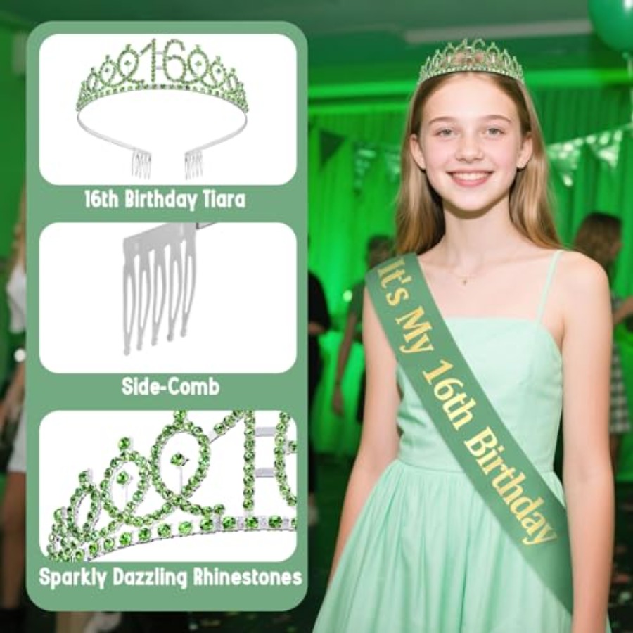 Birthday Decorations for Girls – обзор и цена Birthday Sash Glitter