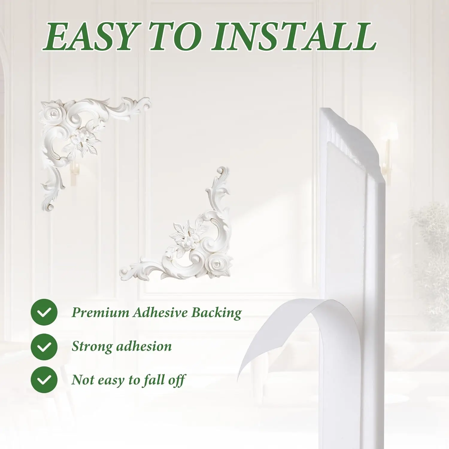 Peel And Stick Wall Molding Ki – обзор и цена Flower Wall Panel