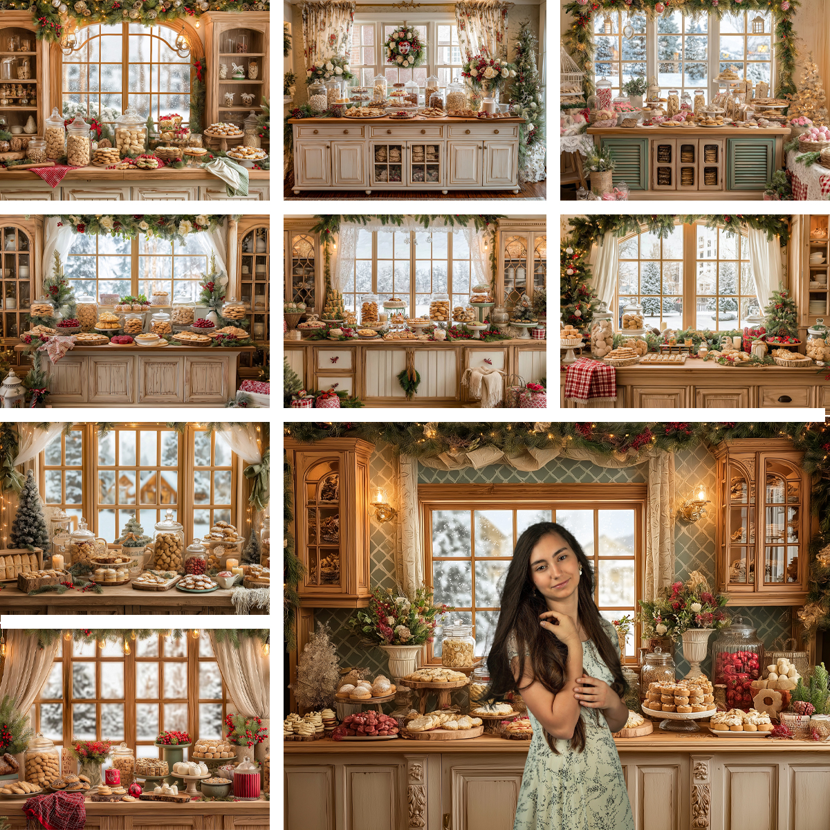 Christmas-Themed Dessert Table – обзор и цена Dessert Table Backdrop