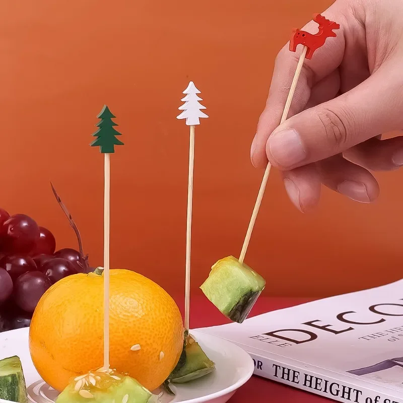 200/50PCS Christmas Fruit Skew – обзор и цена Centerpiece Stick