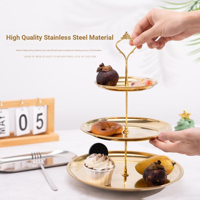 【CPI】Gold Silver 2/3-Tier Cake – обзор и цена Cupcake Stand Tier