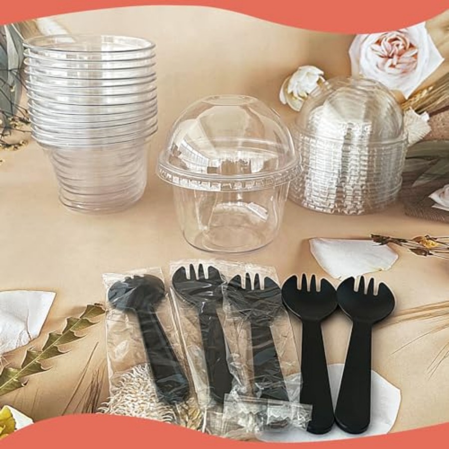 100Pcs Plastic Dessert Cups, 5 – обзор и цена Plastic Cup 50Pcs