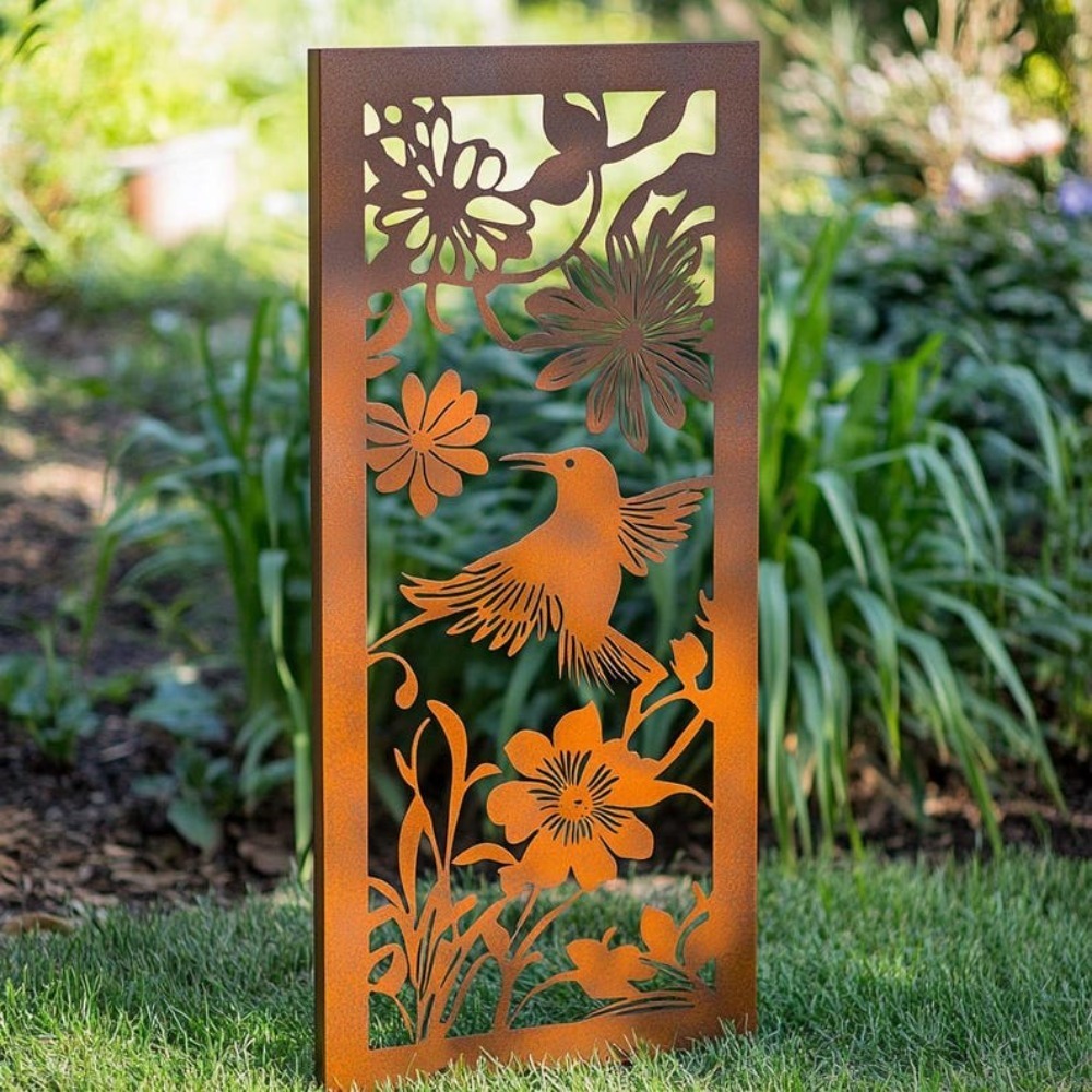 Outdoor 2D Metal Garden Wall P – обзор и цена Flower Wall Panel