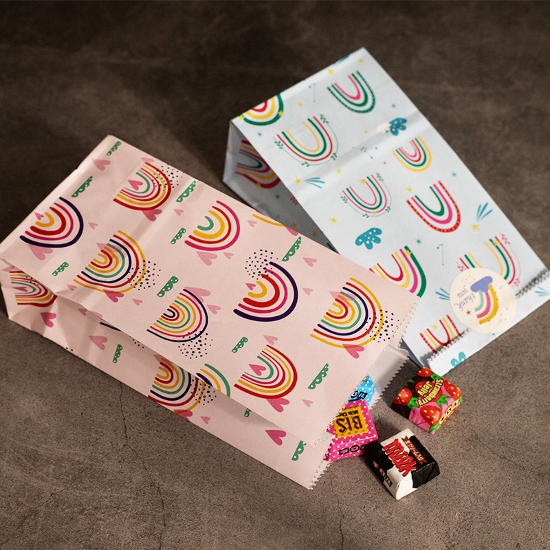 Small Paper Bags Rainbow Print – обзор и цена Event Party Box