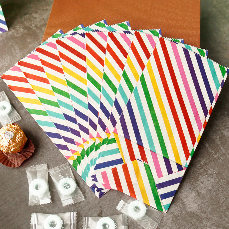 Small Paper Bags Rainbow Print – обзор и цена Event Party Box