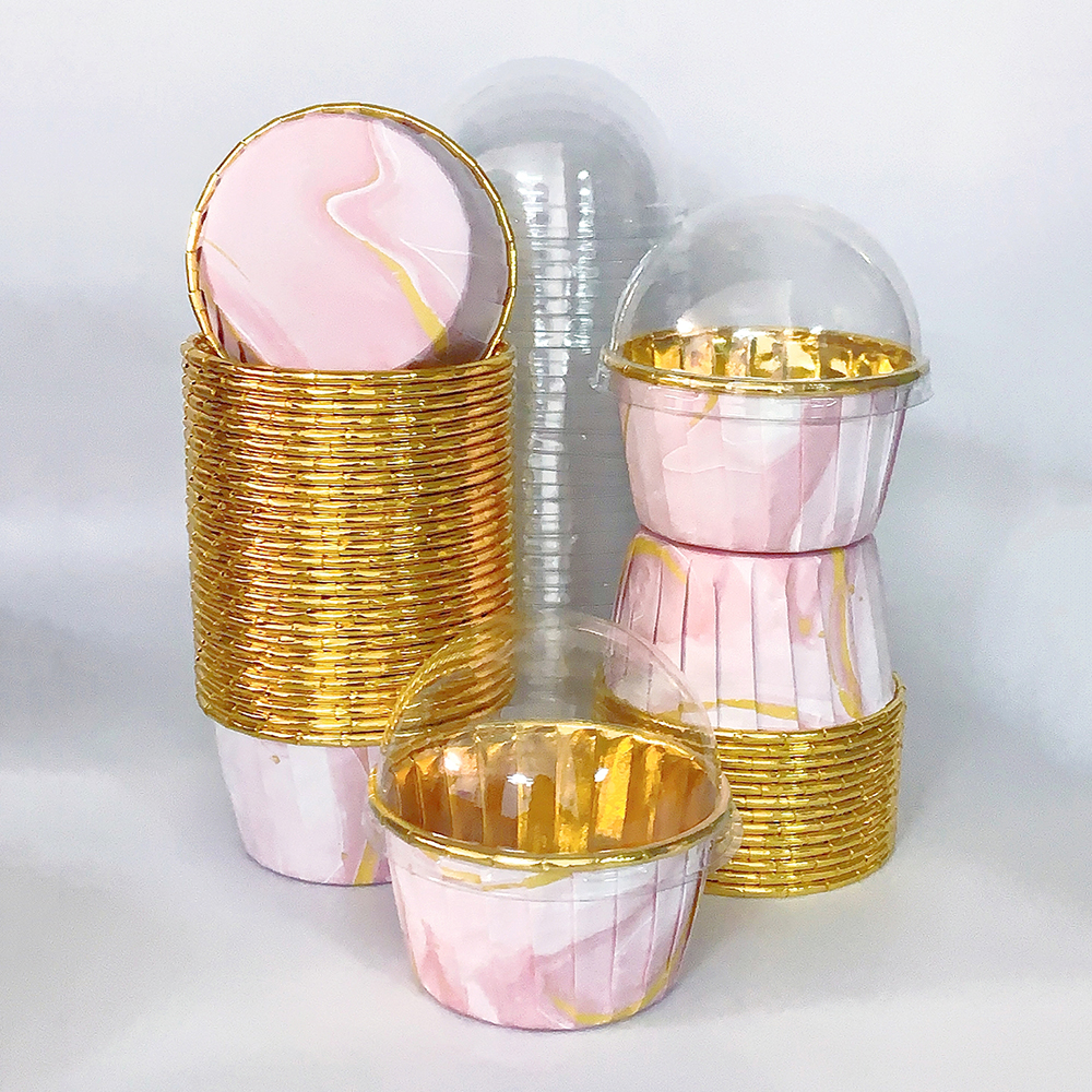 Set, 50pcs Disposable Cupcake  – обзор и цена Plastic Cup 50Pcs