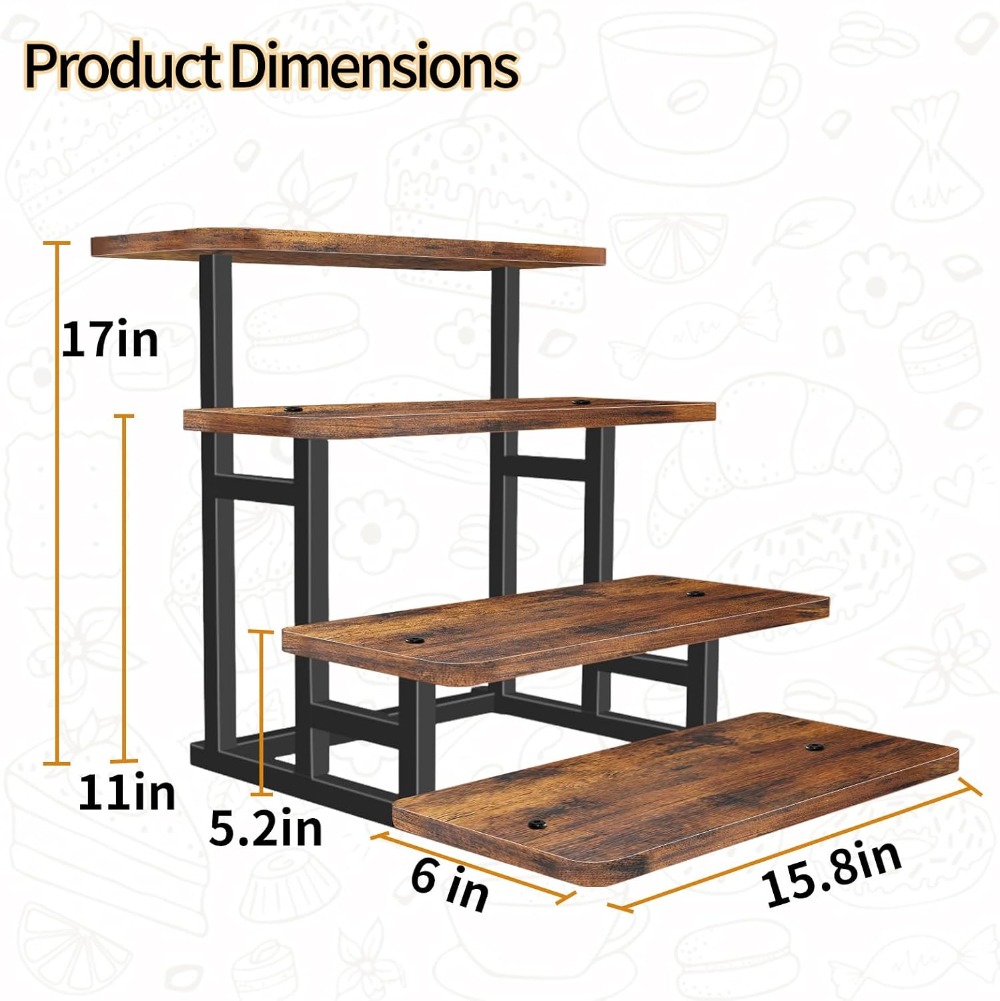 2-Pack Wooden Cupcake Stand fo – обзор и цена Cupcake Stand Tier