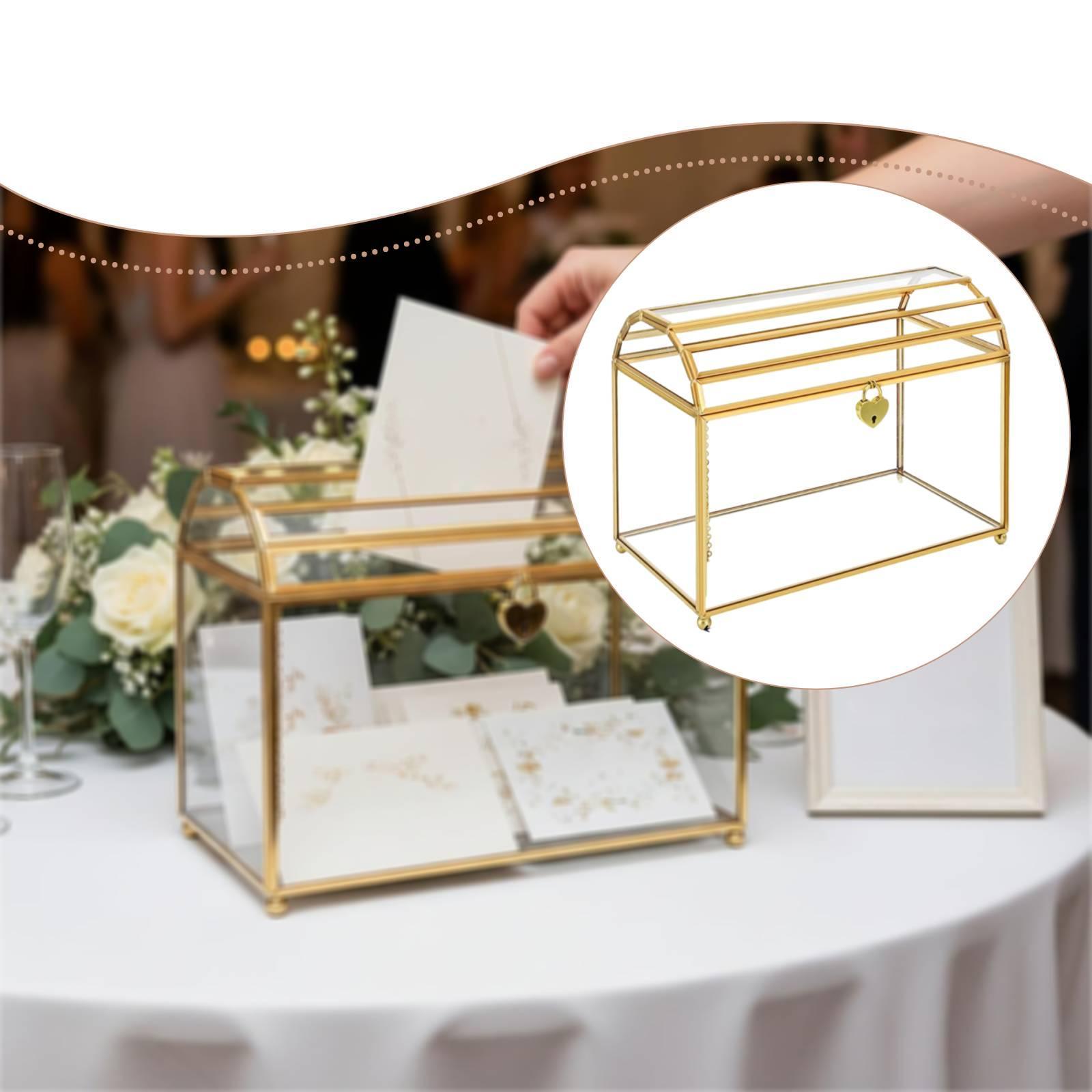 Glass Wedding Card Box Storage – обзор и цена Event Party Box