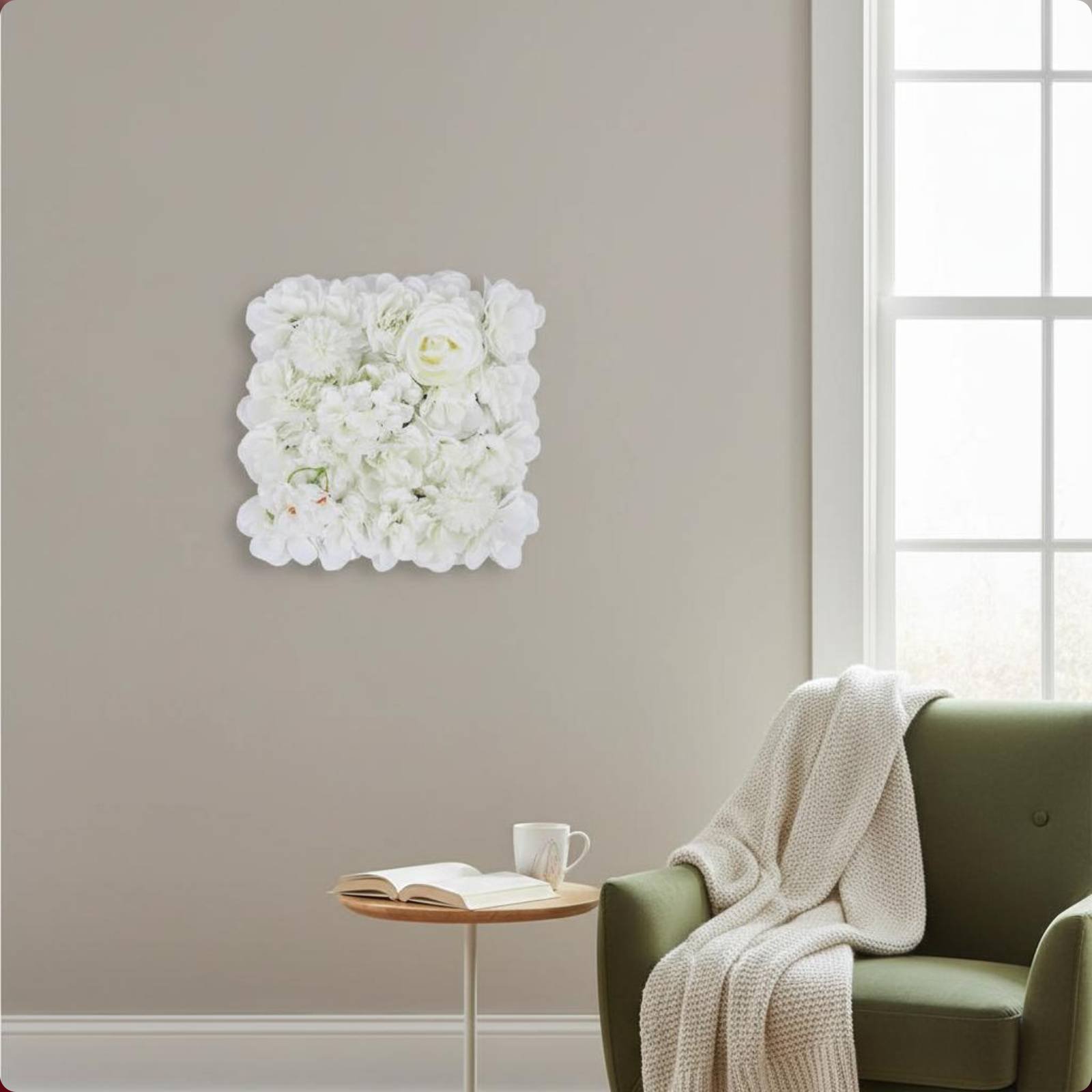 Artificial Blossom Wall Panel  – обзор и цена Flower Wall Panel