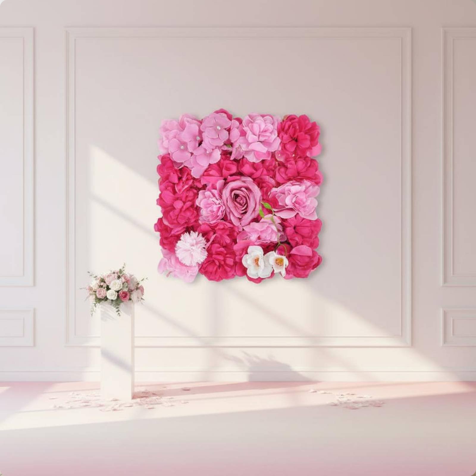 Artificial Blossom Wall Panel  – обзор и цена Flower Wall Panel