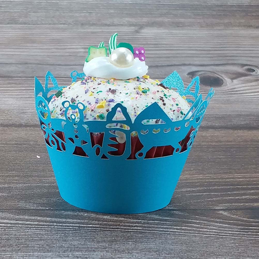 50pcs Carriage Cut Cupcake Wra – обзор и цена Plastic Cup 50Pcs