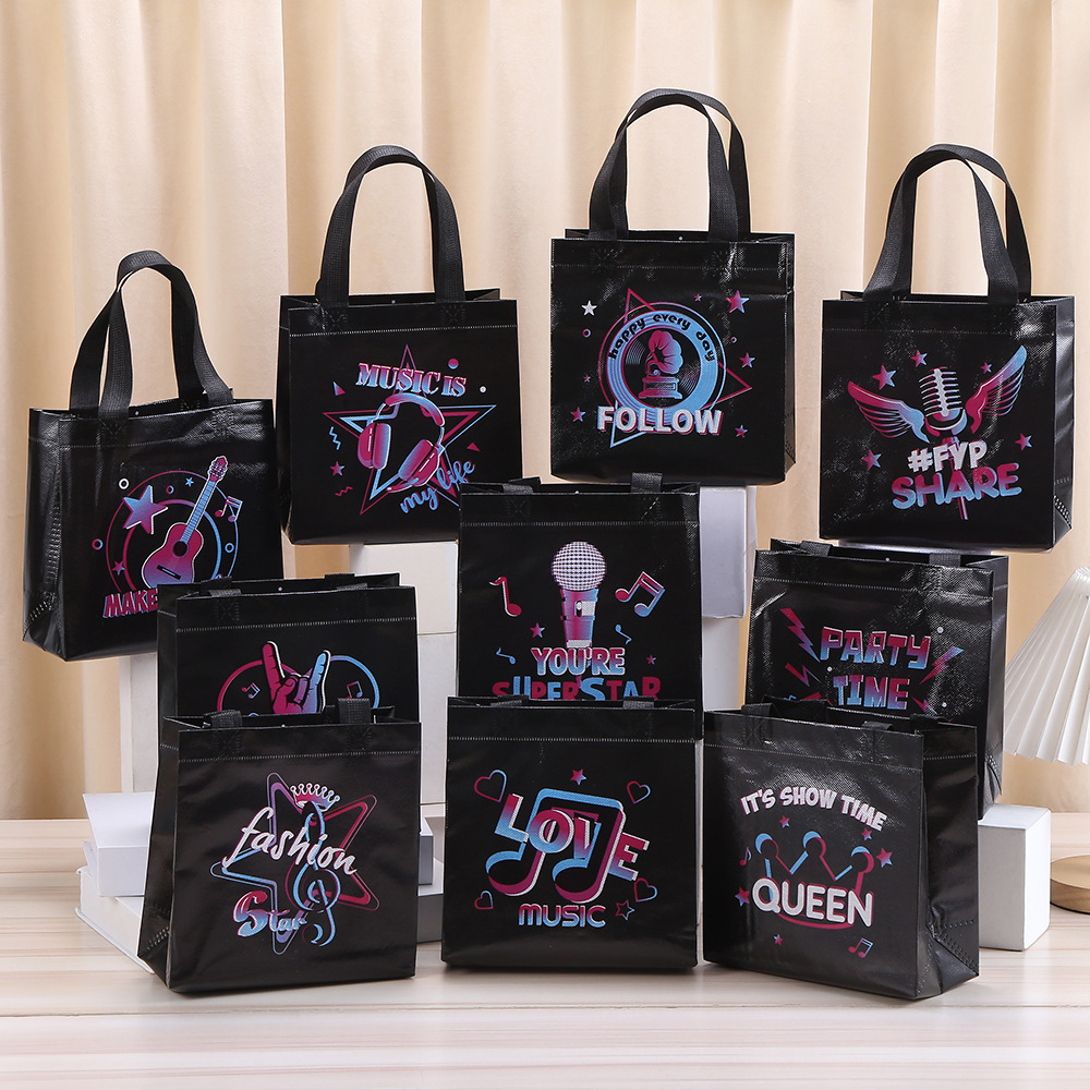10Pcs Black Let's Rock Music T – обзор и цена Event Party Shop
