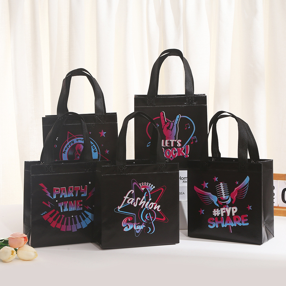 10Pcs Black Let's Rock Music T – обзор и цена Event Party Shop