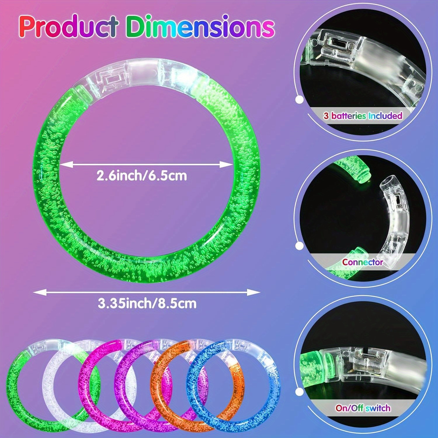 Glow-Up Party Bracelets Pack – – обзор и цена Event Party